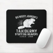 ビッグウッディ・ジョンソンの剥製ビーバー マウスパッド (マウス)
