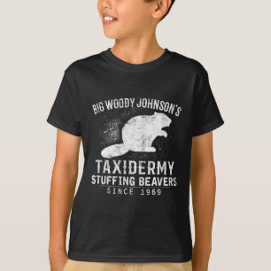 ビッグウッディ・ジョンソンの剥製ビーバー Tシャツ