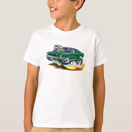 ビッグエンジン付きバルリットマスタング Tシャツ (正面)