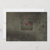 ビッグオレンジロボット誕生日パーティー 招待状 (裏面)