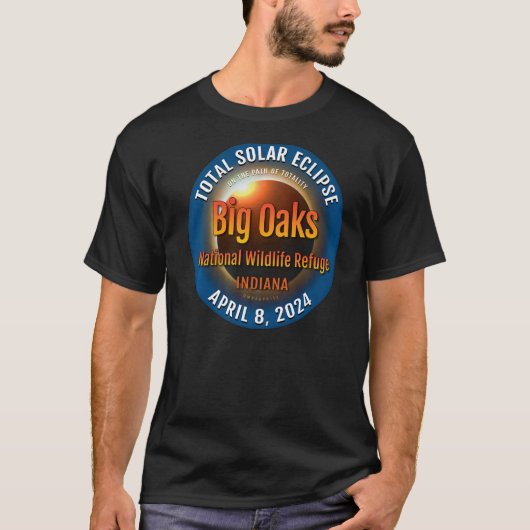 ビッグオークス避難インディアナ太陽の202 Tシャツ (正面)