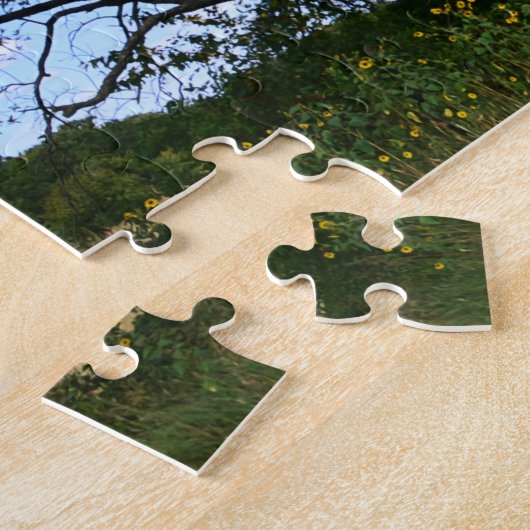 ビッグオークツリーメドアンドサンフラワーズパズル ジグソーパズル (側面)