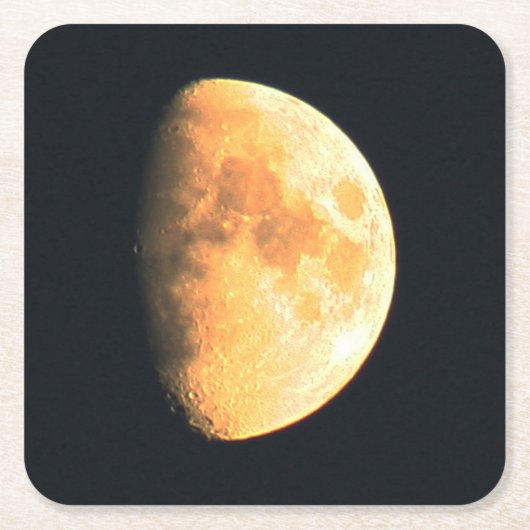 ビッグオールドムーン彗星 スクエアペーパーコースター (正面)