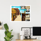 ビッグカウボーイ漫画オールドウェスタンスタイル ポスター (ホームオフィス)