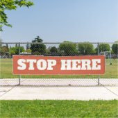 ビッグカスタムホテルテラコッタオレンジアウトドアビジネス 横断幕 (インサイチュ)