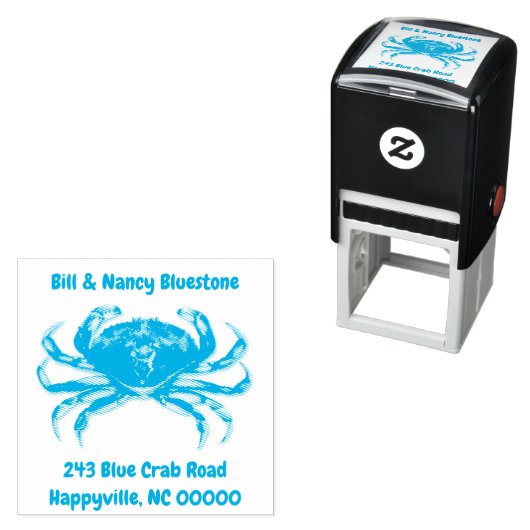 ビッグカニ差出人住所 セルフインキングスタンプ (インサイチュ)