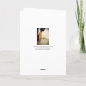 ビッグカフナサーフボード誕生日カード カード (裏面)