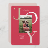 ビッグカラフルジョイ・クリスマスカード シーズンカード (正面/裏面)