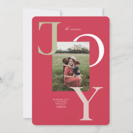 ビッグカラフルジョイ・クリスマスカード シーズンカード