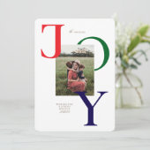 ビッグカラフルジョイ・クリスマスカード シーズンカード (スタンド正面)