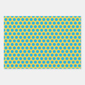 ビッグカラフル水玉模様おもしろい ラッピングペーパーシート (正面2)