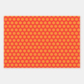 ビッグカラフル水玉模様おもしろい ラッピングペーパーシート (正面)