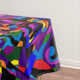 ビッグカラービッグスタイルモザパターン（の模様が）あるイク テーブルクロス