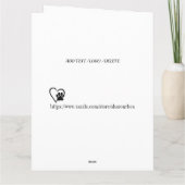 ビッグカード愛国的なピットブル サンキューカード (裏面)