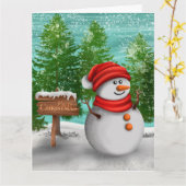 ビッグカード(8.5インチx 11インチ) カード (黄色い花)