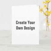 ビッグカード(8.5インチx 11インチ) カード (黄色い花)