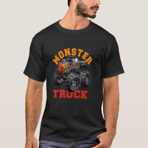 ビッグカー、モンスターマッドカーイラストレーショングラフィックDes Tシャツ