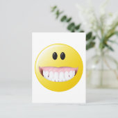 ビッグガム顔 ポストカード (スタンド正面)