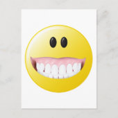 ビッグガム顔 ポストカード (正面)