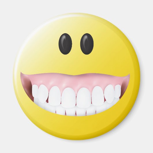 ビッグガム顔 マグネット (正面)