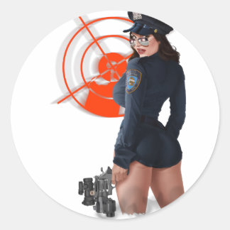 ビッグガンステッカー ラウンドシール