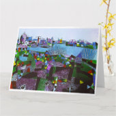 ビッグガーデンズバイザベイアートカード カード (黄色い花)