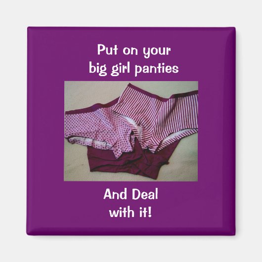 ビッグガールズパンティマグネット マグネット (正面)