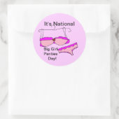 ビッグガールパンティーズDAYスタンプ ラウンドシール (バッグ)