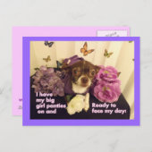 ビッグガールパンティーチワフアカード ポストカード (正面/裏面)