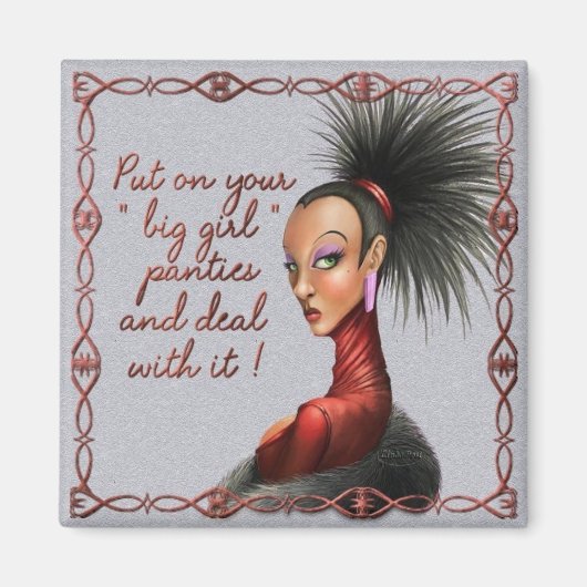 ビッグガールパンティーマグネット マグネット (正面)