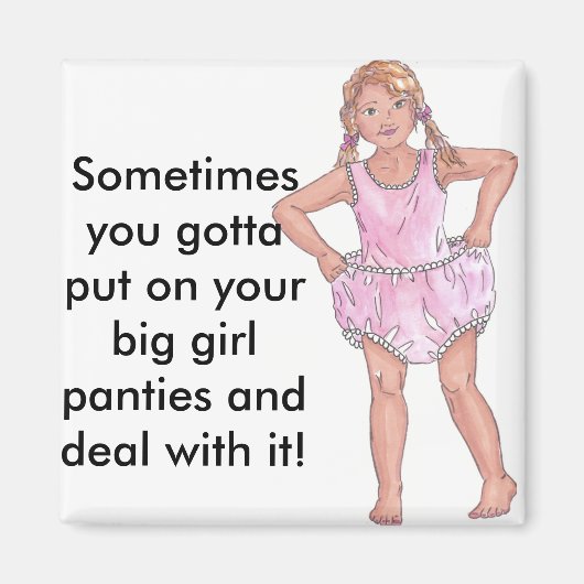 ビッグガールマグネット マグネット (正面)