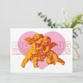 ビッグキスキューピッドバレンタインカード。 案内状 (スタンド正面)