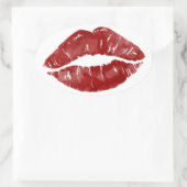 ビッグキス 楕円形シール (バッグ)