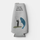 ビッグキャッチのカスタマイズ可能な漁師 ボトルクーラー (正面)