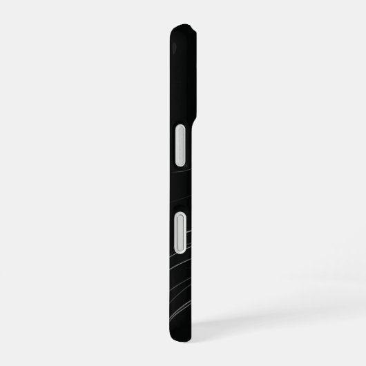 ビッグキャットの琥珀色の瞳 カスタマイズ可能 iPhone 16ケース (右側面)