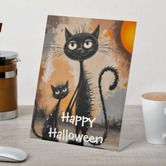 ビッグキャット リトルキャット ハロウィン 台座サイン