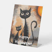 ビッグキャット リトルキャット ハロウィン 台座サイン (正面)