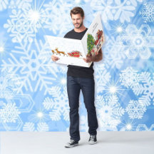 ビッグクリスマスカードサンタクロースと友人への小妖精や小人