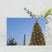 ビッグクリスマスツリーとリトルクリスマスツリーDCでの休日 シーズンカード (スタンド正面)