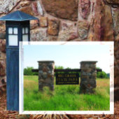 ビッグクリーク州パークエントランスサイン、ポークシティ、IA ポストカード