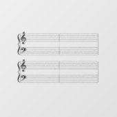 ビッググランドスタッフピアノ音楽理論の書き込み可能 ウィンドウサイン (シート)