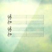 ビッググランドスタッフピアノ音楽理論の書き込み可能 ウィンドウサイン (シート3)