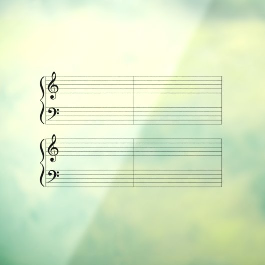 ビッググランドスタッフピアノ音楽理論の書き込み可能 ウィンドウサイン (シート3)