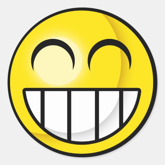 ビッググリニステッカー ラウンドシール (正面)