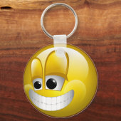 ビッググリン顔 キーホルダー (正面)