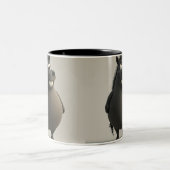 ビッググリン馬のマグ ツートーンマグカップ (中央)