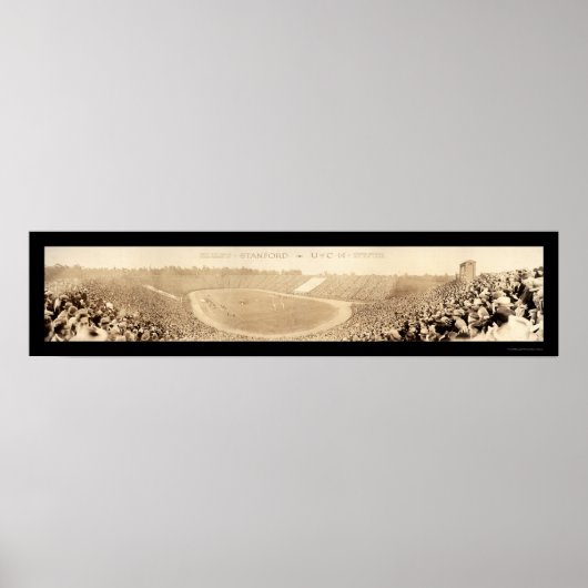 ビッグゲームスタンフォードCal写真1925 ポスター (正面)