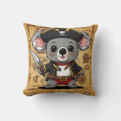 ビッグコアラパイレーツプリント クッション (正面)