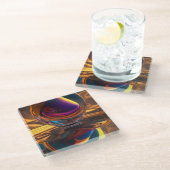 ビッグコズミックドロップ ガラスコースター (アングル)