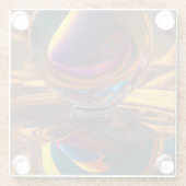 ビッグコズミックドロップ ガラスコースター (裏面)